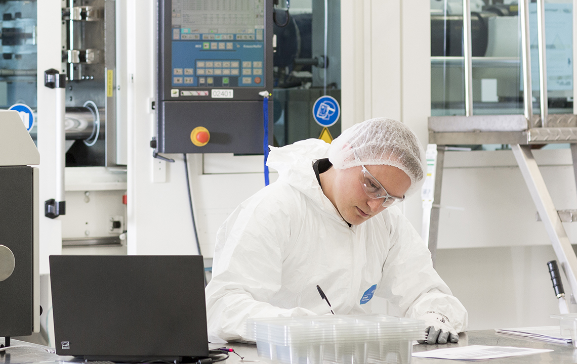 Victrex lab worker 
